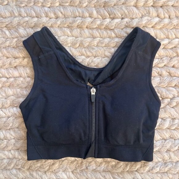 Alignmed AlignMe Zipper Posture Sports Bra, Size XS - Picture 1 of 2
